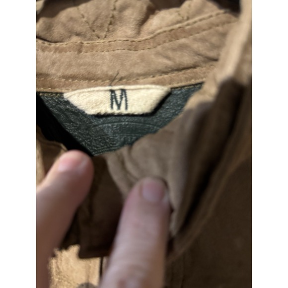Superdry Medium Suede Distressed Jacket In Brown - Picture 6 of 6